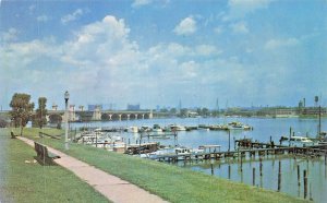 BALTIMORE MD MARYLAND~MARYLAND YACHT CLUB IN BROENING PARK~VINTAGE POSTCARD