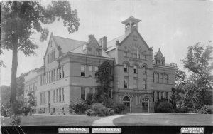 J62/ Watseka Illinois RPPC Postcard c1910 Bregstone High School  223