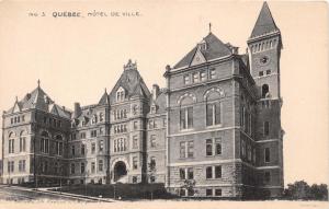 QUEBEC CANADA HOPITAL HOTEL DE VILLE J A KIROUAC #3 POSTCARD c1910s