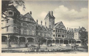 EL PASO DE ROBLES HOTEL Paso Robles California c1920s Vintage Albertype Postcard