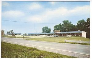 Hillsboro OH Greystone Motel Old Car AAA Duncan Hines Rated Lodging Postcard