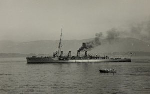 HMS Amphion Cruiser Royal Navy Vintage Photo