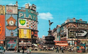 UK London Piccadilly Circus Vintage Postcard 07.27