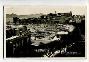 3084399 FRANCE Cannes Le Port et le Suquet Vintage photo PC