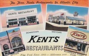 New Jersey Atlantic City The Three Kents Restaurants