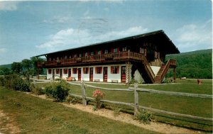 Berkshire Chalet Motel: Classic New England Autumn Getaway postcard