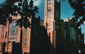 Vintage Postcard First Mennonite Church Main St. Berne Indiana IND