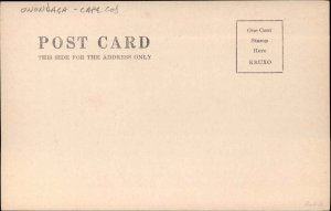 Shipwreck Washed Ashore on Cape Cod THE ONONDAGA Real Photo Postcard c1905 