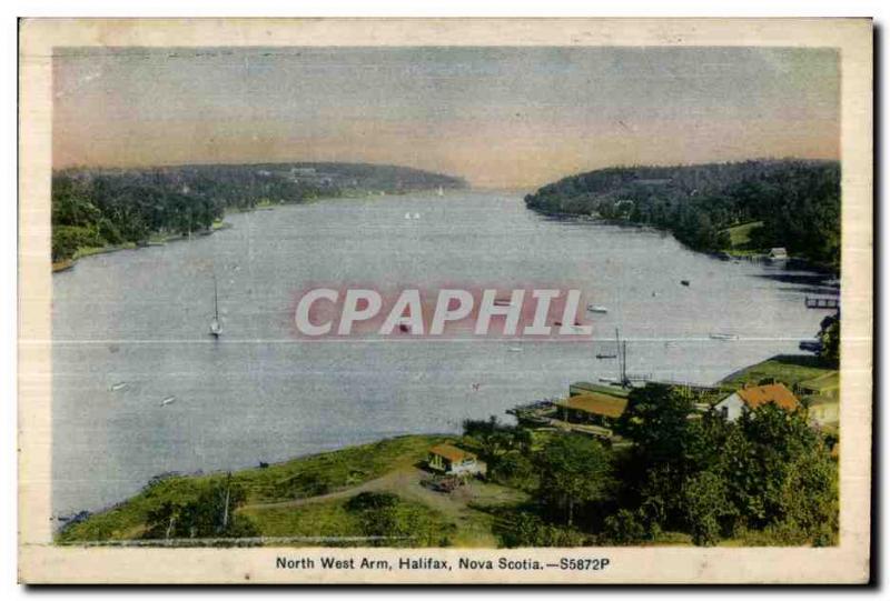 Postcard Old North West Arm Halifax Nova Scotia