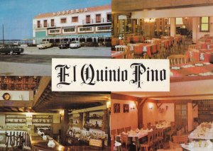 Salamanca El Quinto Pino Spain Restaurant Spanish Roadside Diner 1980s Postcard