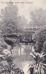 The Iron Bridge Sefton Park Liverpool Surely WW1 Postcard