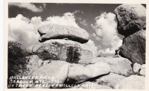 Arizona Oragoon Mountains Balanced Rocks Real Photo