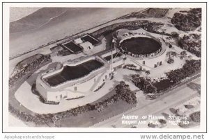 Florida Marineland Studios Aerial View Real Photo RPPC