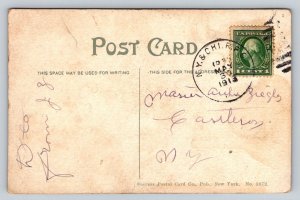 1913  Elevated Railway  New York City    Postcard