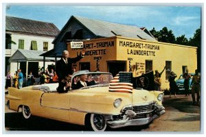 c1960s President Dwight D. Eisenhower Key West Florida FL Unposted Cars Postcard