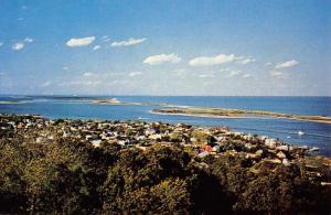 Highlands New Jersey Waterfront Birdseye View Vintage Postcard K80332