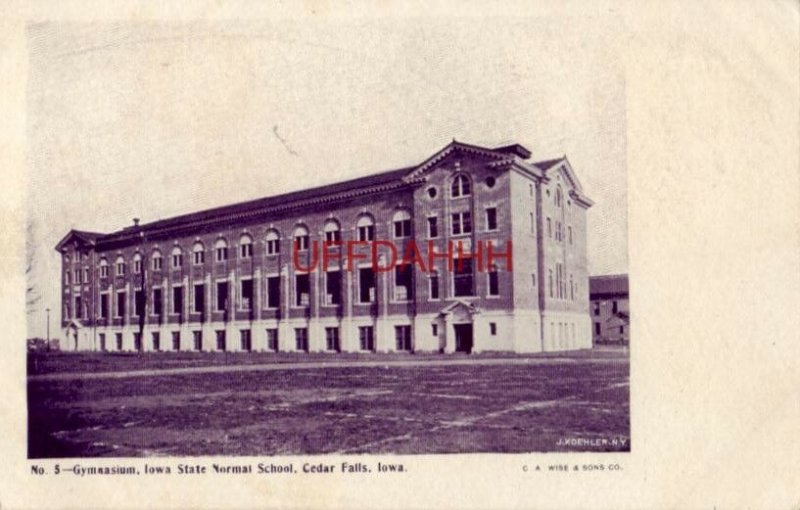 pre-1907 GYMNASIUM, IOWA STATE NORMAL SCHOOL, CEDAR FALLS