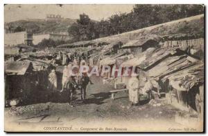 Algeria Biskra Constantine Old Postcard Camp Beni picked