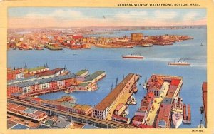 General View of Waterfront in Boston, Massachusetts