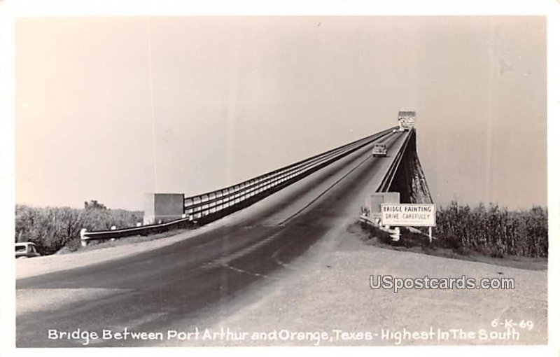 Bridge Between Port Arthur - Orange, Texas TX  