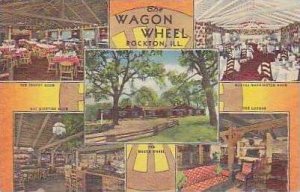 Illinois Rockton The Wagon Wheel Curteich