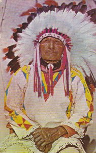 Western Indian Chief In Full Dress