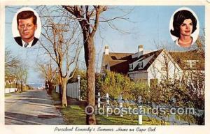  Cape Cod, Mass, USA Postcard President Kennedy's Summer Home