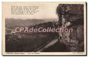 Postcard Old Cereste Lower Alps Lou ned Love