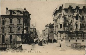 CPA MERS-les-BAINS Avenue de la Gare (807978)