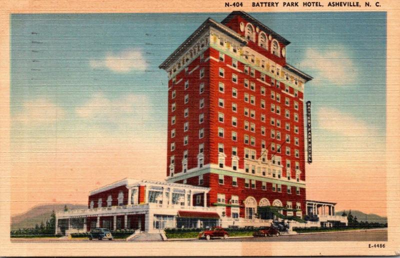 North Carolina Asheville Battery Park Hotel 1948
