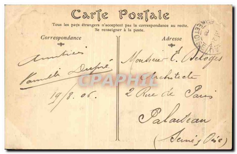 Old Postcard Robinson Aulnay Le Parc Du Chateau