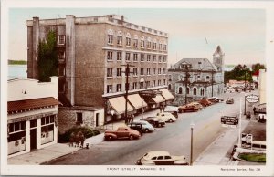 Front Street Nanaimo BC British Columbia Camera Products RPPC Postcard H41