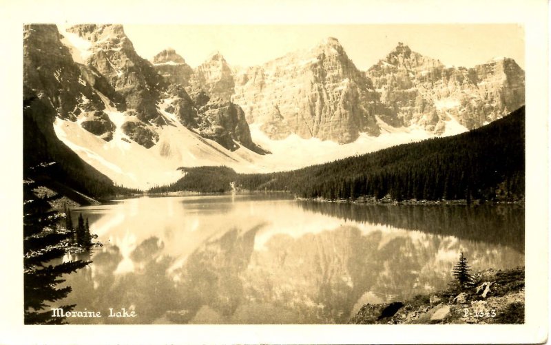 Canada - Alberta, Morraine Lake   *RPPC