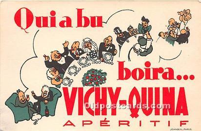 Vichy Quina Aperitif Advertising Unused 