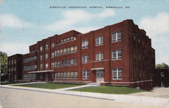 Missouri Kirksville Osteopathic Hospital 1953 United States   72f745e2a3b6d667b3f0eee5a7e476f2 