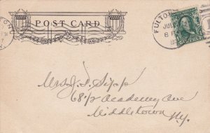New York Fulton First & Oneida Streets 1907 sk2294
