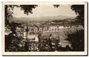 Postcard Old San Sebastian Vista desde el Monte Urgull