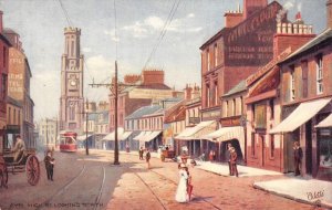 Ayr, Scotland High Street Tam O'Shanter Tuck Oilette Art 1910s Vintage Postcard
