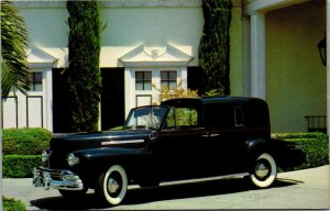 Vtg 1940 Lincoln Town Car Custom Built for Mrs Henry Ford Postcard