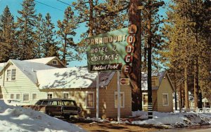 PARAMOUNT LODGE Cabins & Hotel BIG BEAR LAKE, CA Roadside 1960s Vintage Postcard