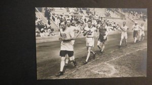 1912 Olympics Mint RPPC Postcard Stockholm Final Of The 10000M Walk Sweden