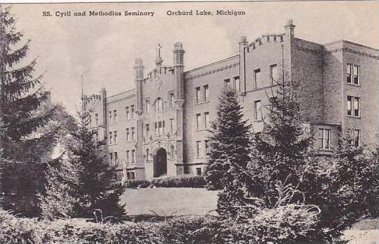 Michigan Orchard Lake SS Cyrril and Methodius Seminary Albertype