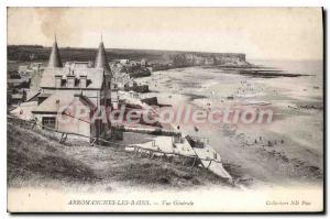 Old Postcard Arromanches les Bains Vue Generale