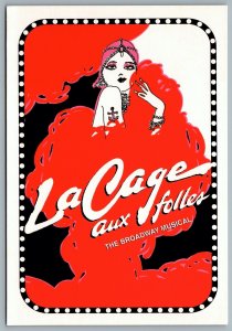 Postcard Theatre 2000 La Cage Aux Folles Broadway Musical Walnut Street Theatre