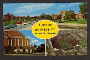 IN Purdue University LAFAYETTE INDIANA Postcard Stadium