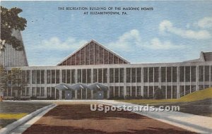 Recreation Building of the Masonic Homes - Elizabethtown, Pennsylvania