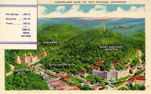 AR - Hot Springs. Aeroplane View