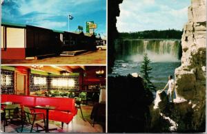 Hay River Hotel Hay River NWT Northwest Territories Lounge c1971 Postcard D76 