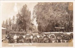 Mexico Xochimilco Canal Scene With Boats Real Photo