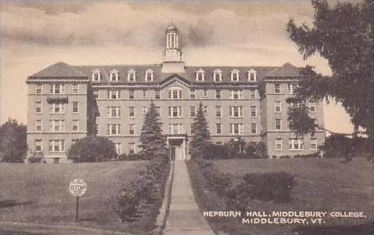 Vermont Middlebury Hepburn Hall Middlebury College